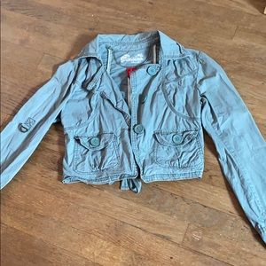 Army green jacket! cute for fall